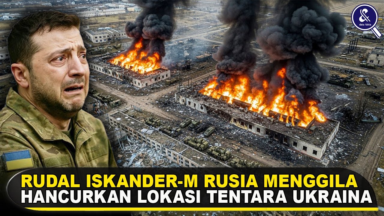 Youtube Thumnail image of : HANCURKAN LOKASI LATIHAN PASUKAN UKRAINA — Sistem Patriot AS Gagal Menahan Rudal Iskander-M Rusia