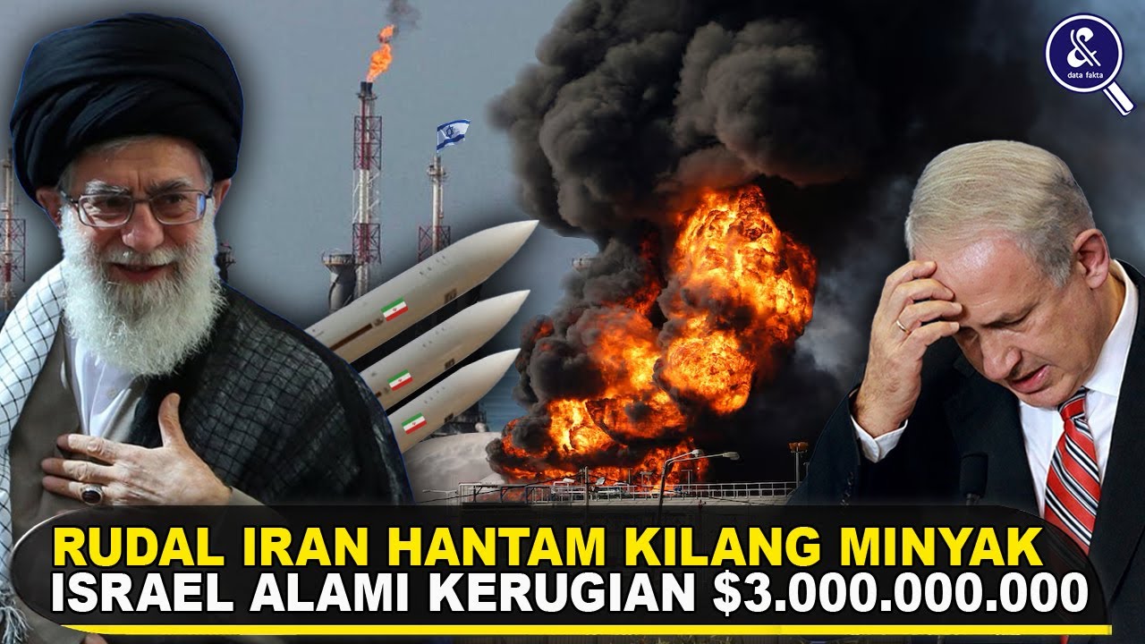 Youtube Thumnail image of : NEGARA HAMPIR GELAP TOTAL, ISREAL RUGI $3 MILIAR — Fakta Krisis Energi Israel Pasca Serangan Iran